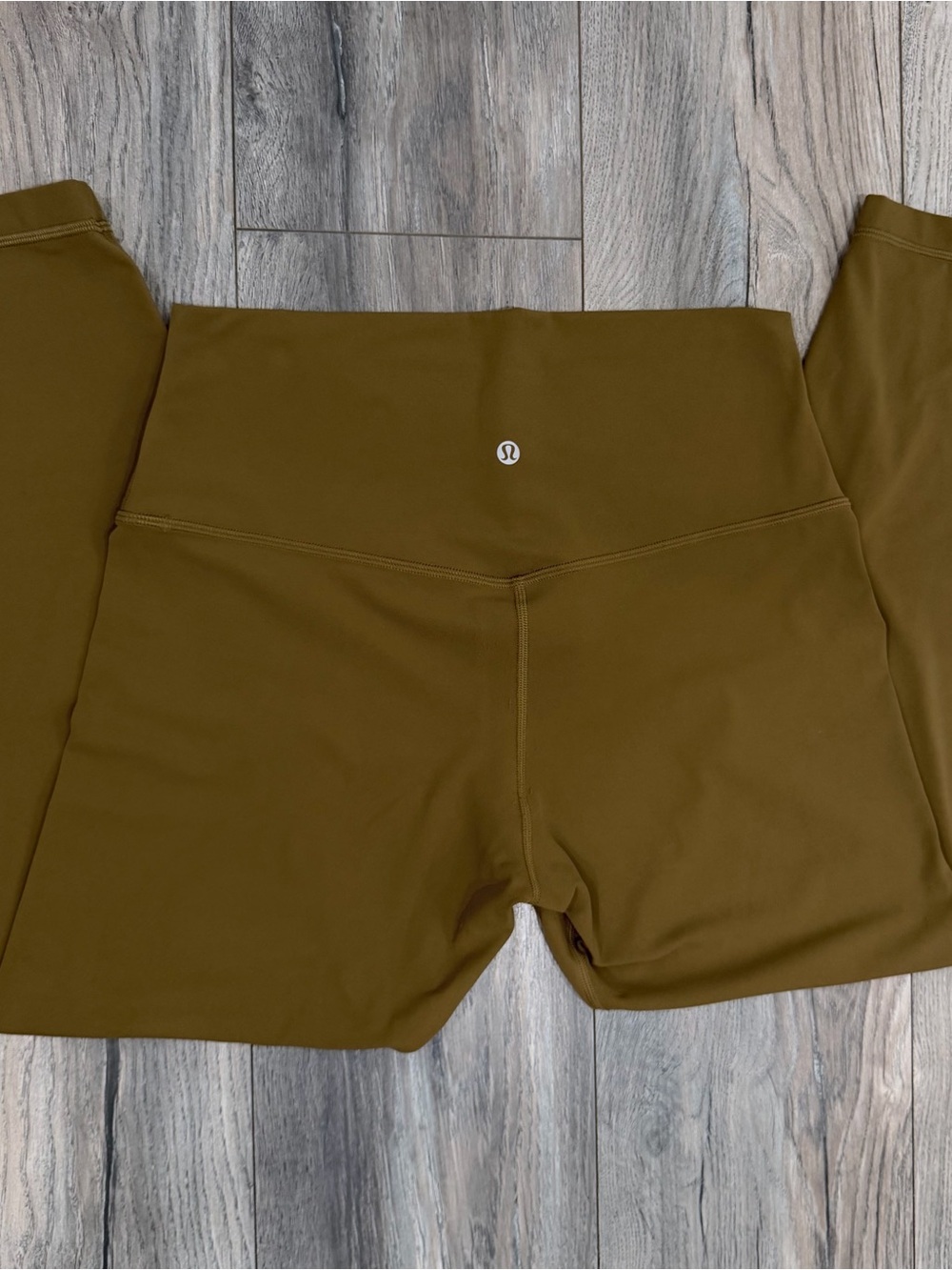 Lululemon Align High Rising Leggings Size 12 Gold Allspice 25” Length